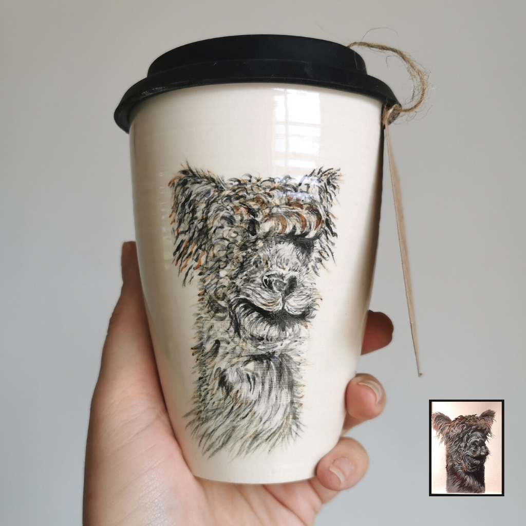Hand Painted Pet Portrait Cup