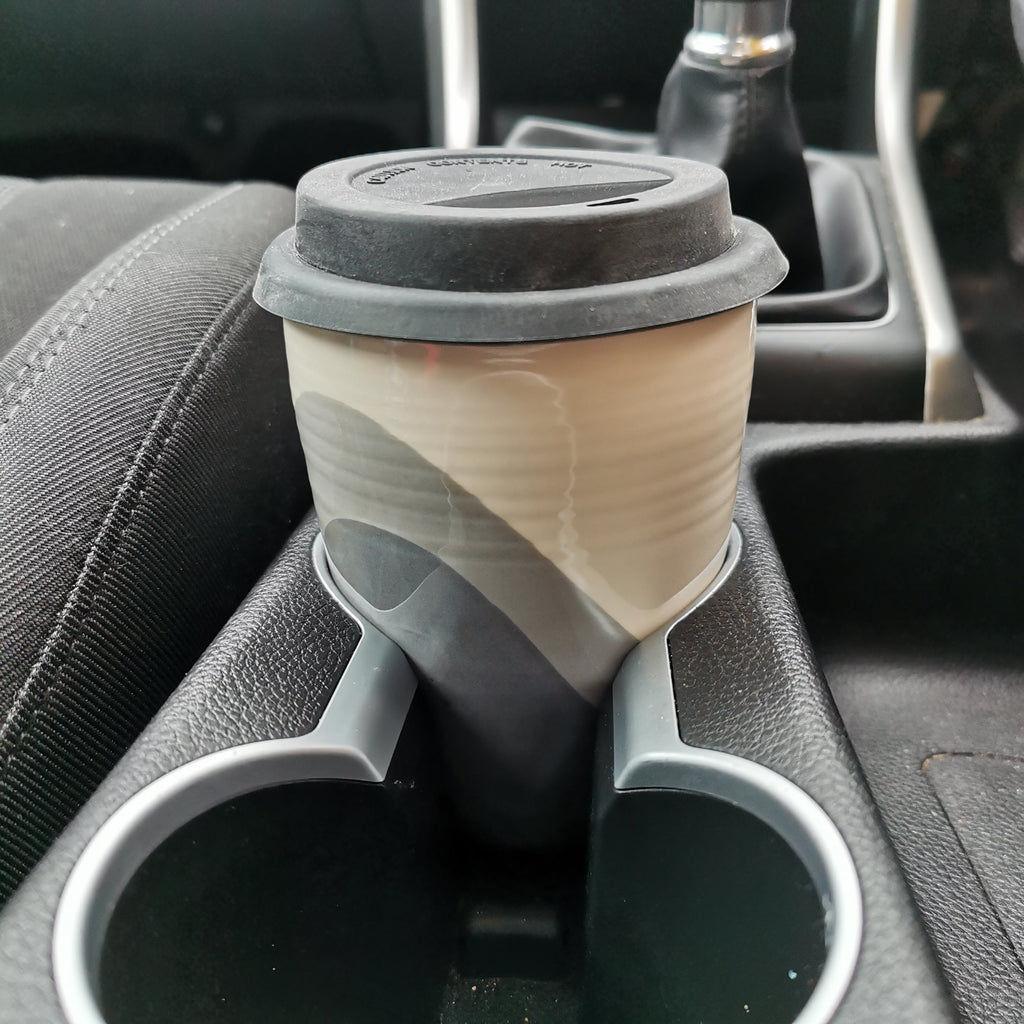 Poured Grey Shades Travel Cup
