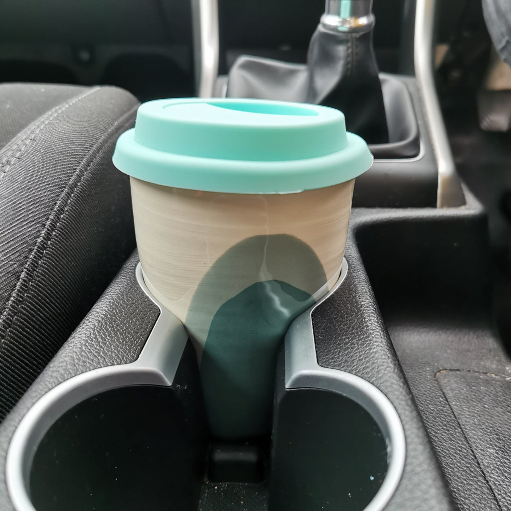 Poured Teal Shades Travel Cup
